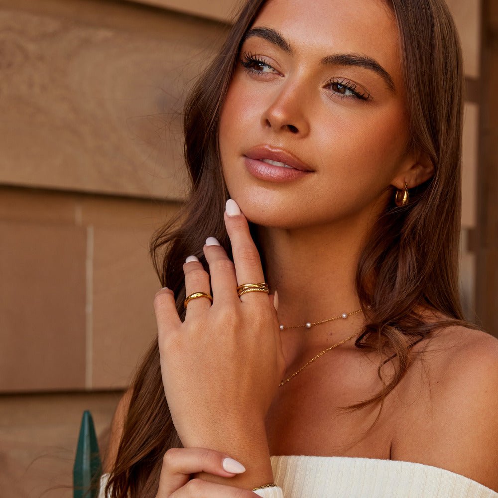 Bague Ara Torsadée Croisée