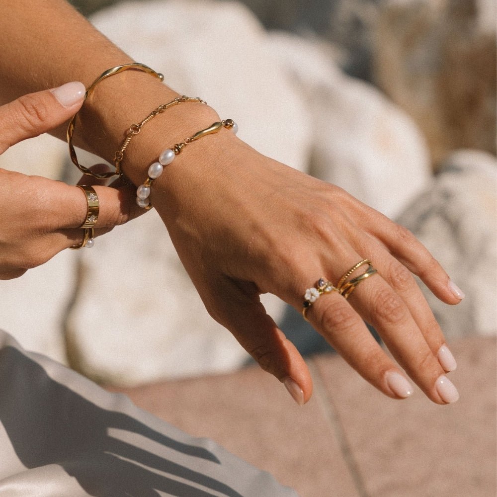 Bague Ara Torsadée Croisée