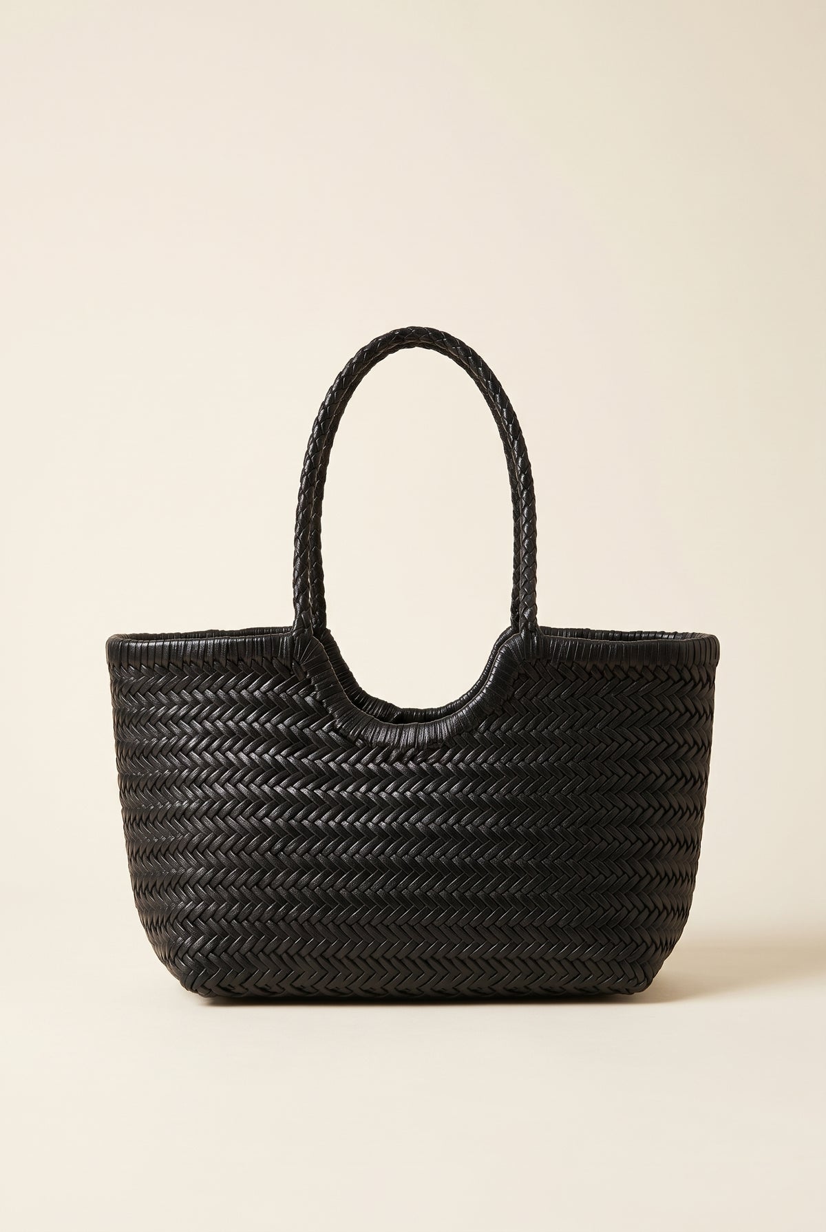 Beatrice Woven Faux Leather Tote