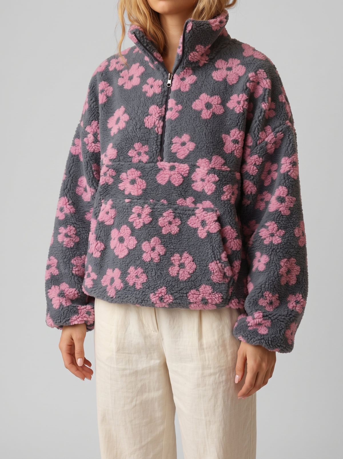 BÉATRICE — Winter Jumper - Lilac Pink