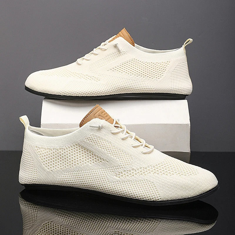 Chaussures slip-on en maille tricotée