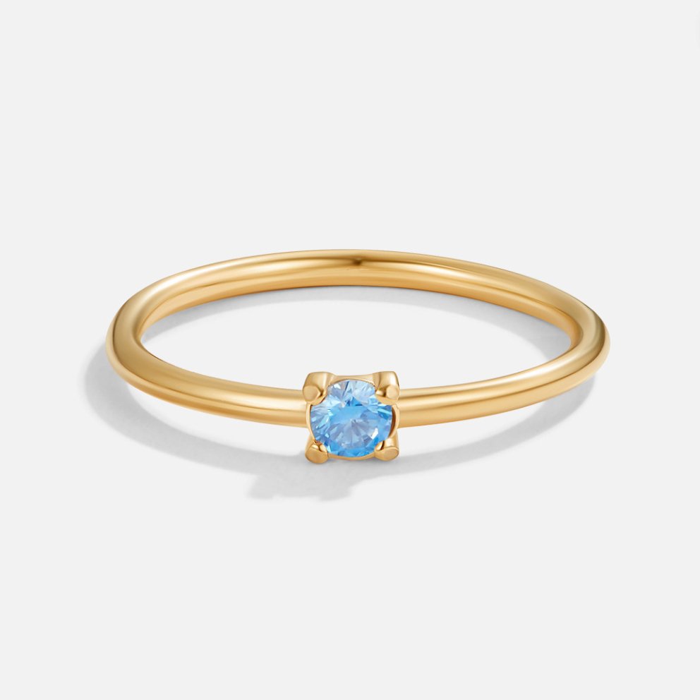 Bague Pierre de Naissance Or 18K
