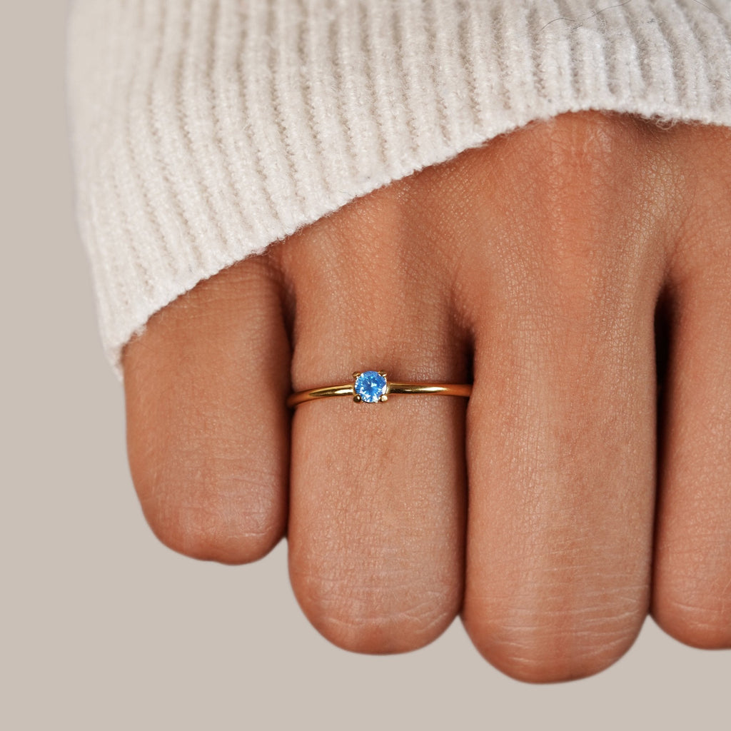 Bague Pierre de Naissance Or 18K