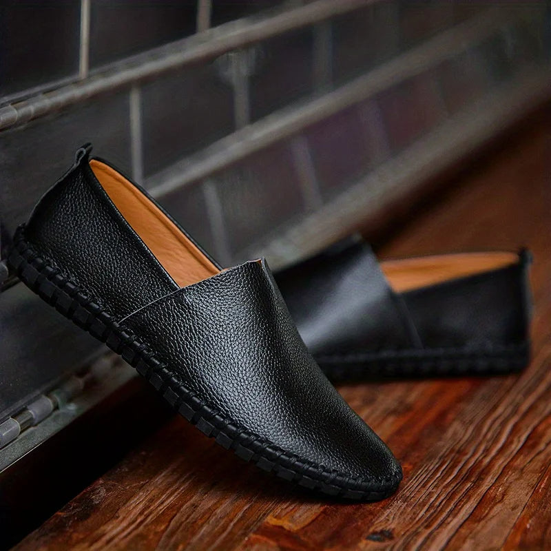 Mocassins en cuir de Luca