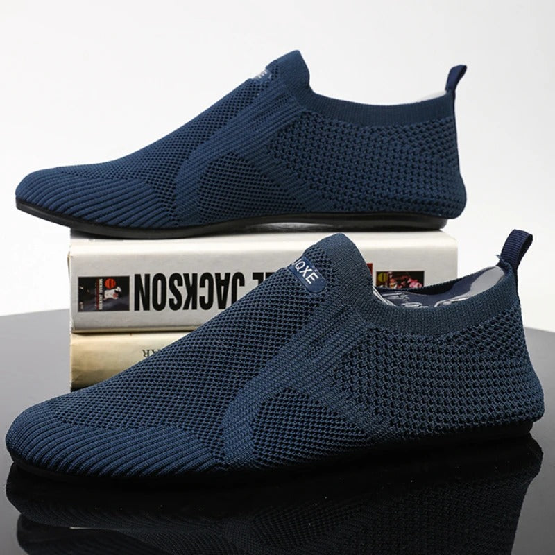 Mules tricotées à enfiler pour pieds nus
