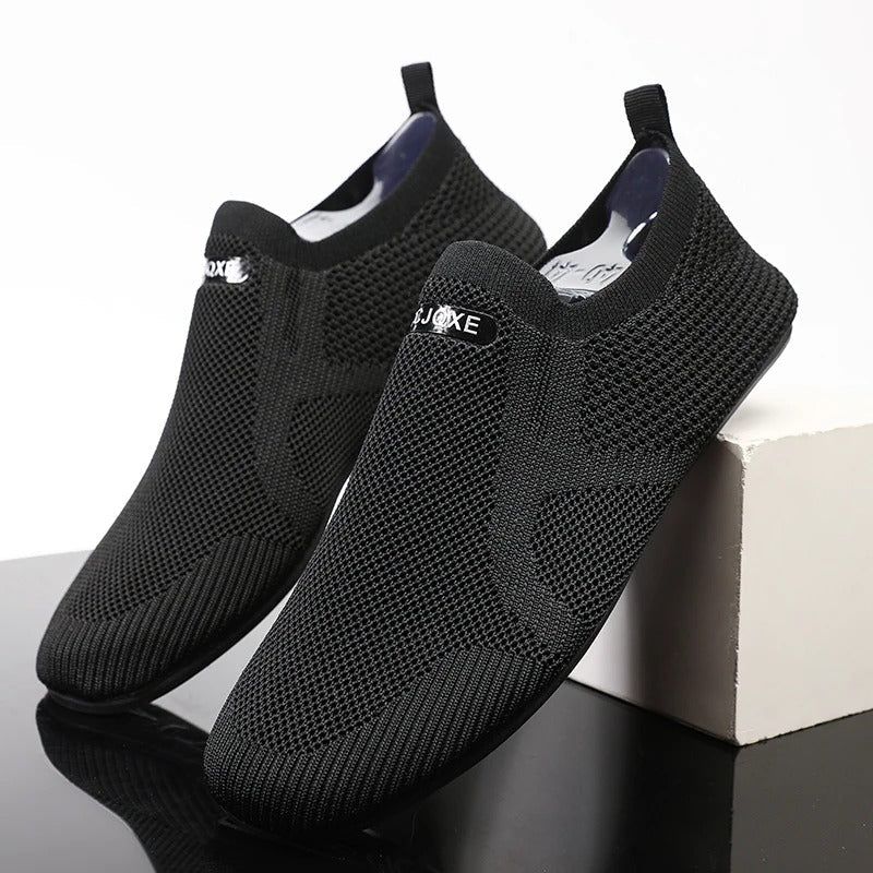 Mules tricotées à enfiler pour pieds nus