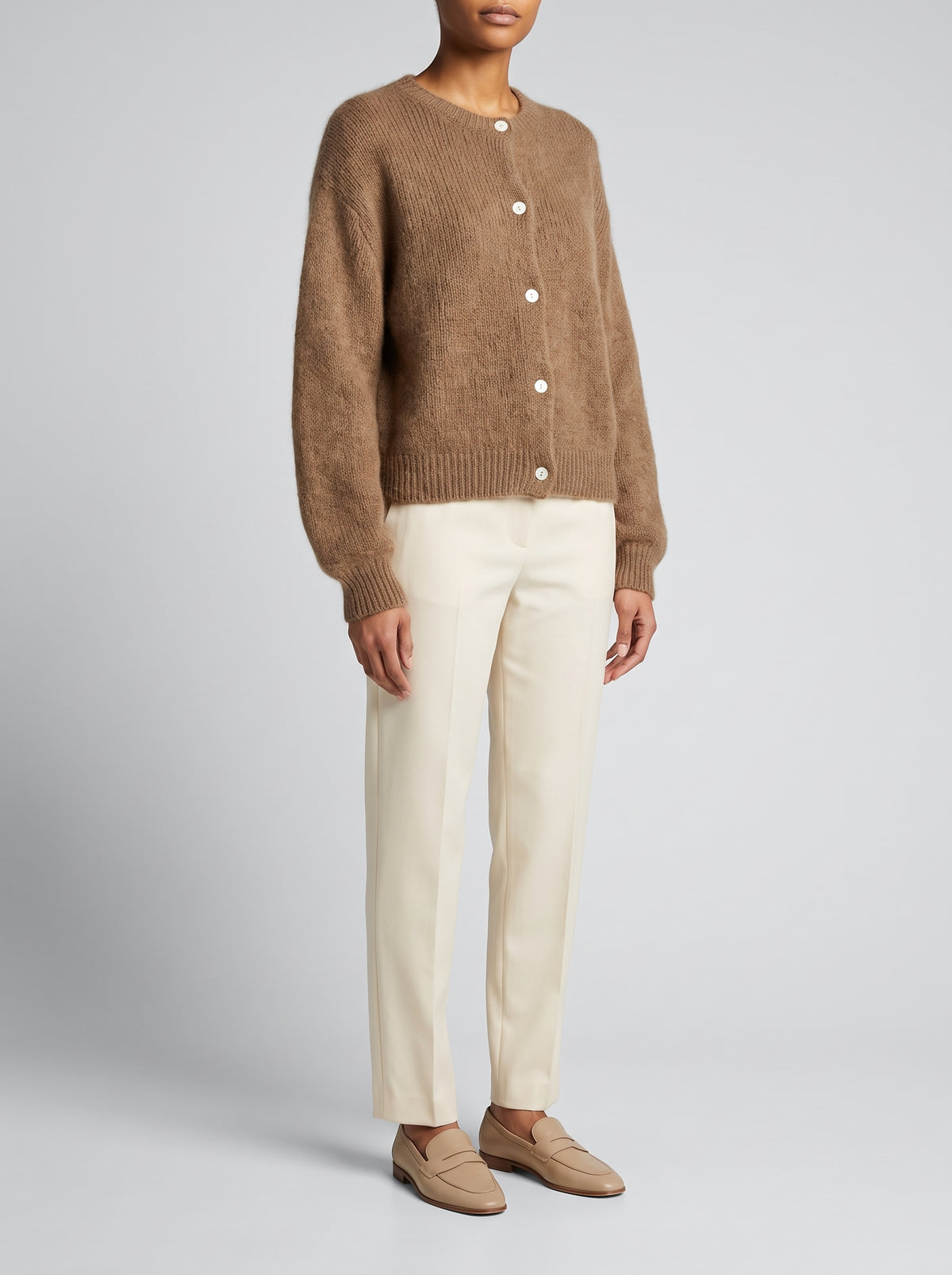 Hazel Soft Knit Cardigan - Brown
