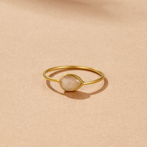 Bague Clara goutte de pierre