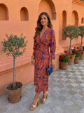 Silvia™ · Robe Midi Imprimée