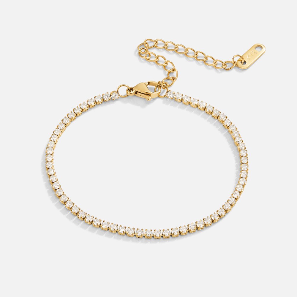 Bracelet Tennis Cordelia Doré