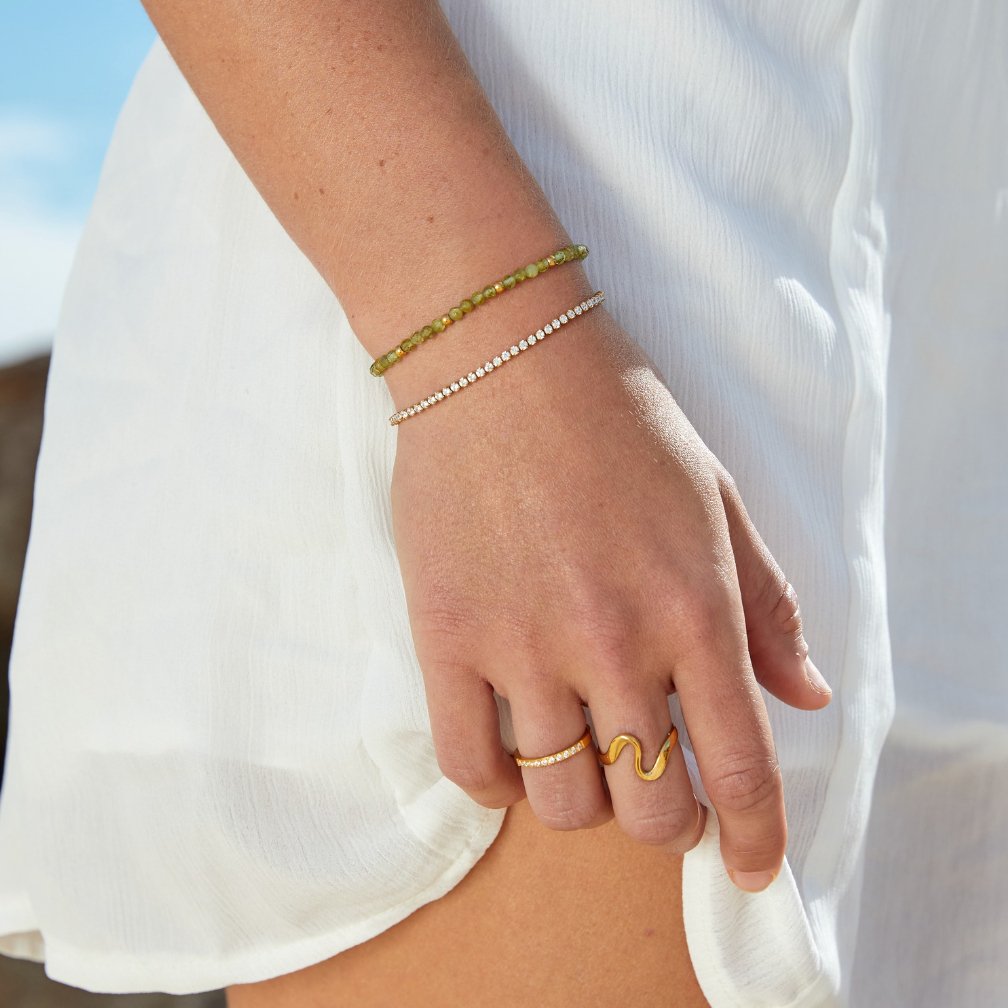 Bracelet Tennis Cordelia Doré