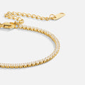 Bracelet tennis Cordelia doré