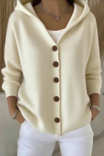 JULIETTE — Cardigan en Maille aux Tons Automnaux