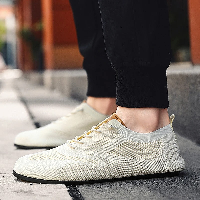 Chaussures slip-on en maille tricotée
