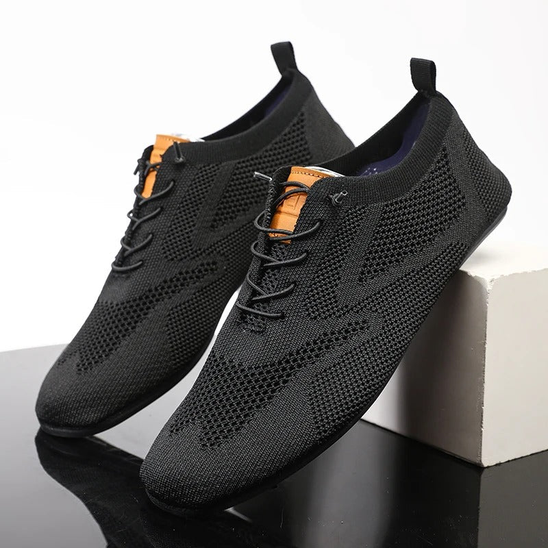 Chaussures slip-on en maille tricotée