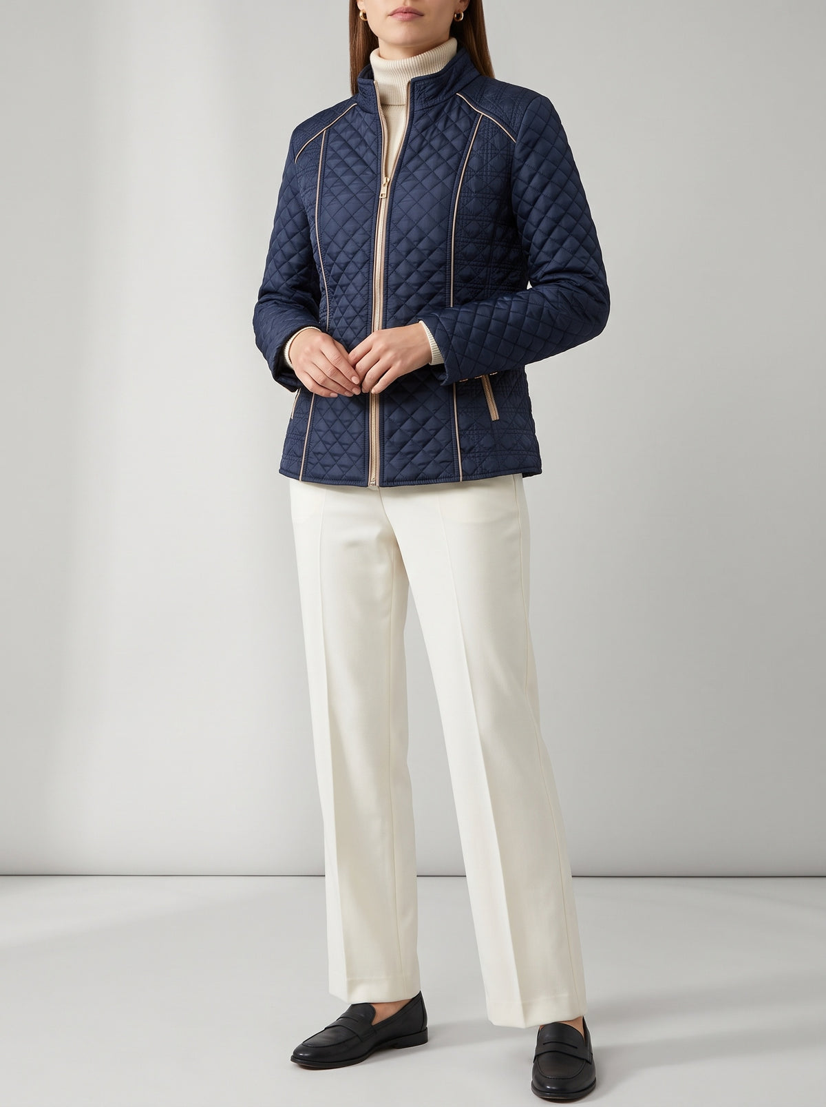 Veste matelassée légère Armelle - Bleu clair