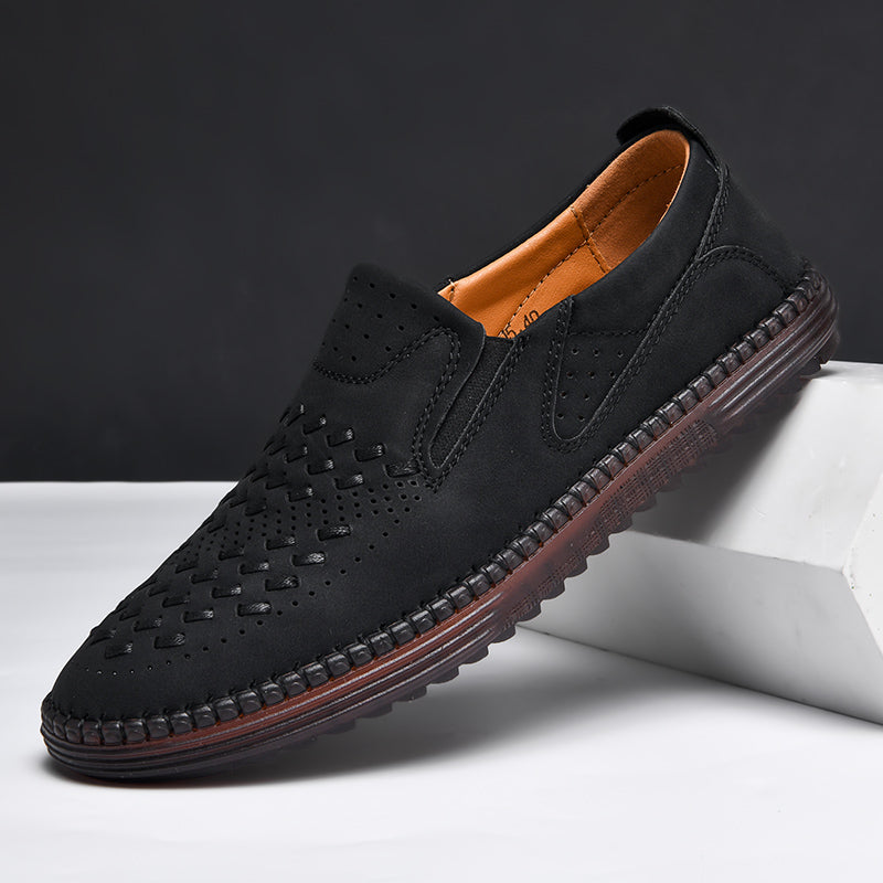 Carter James Mocassin en cuir véritable