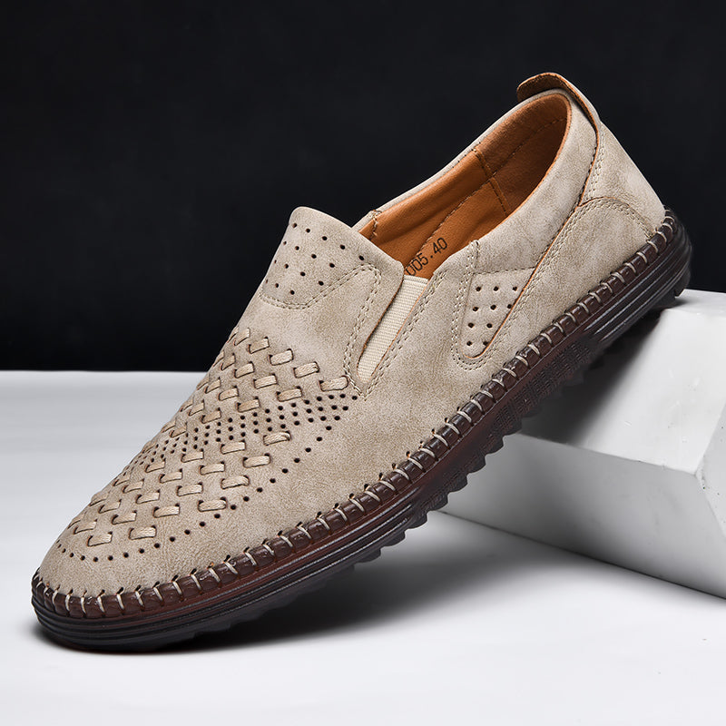 Carter James Mocassin en cuir véritable
