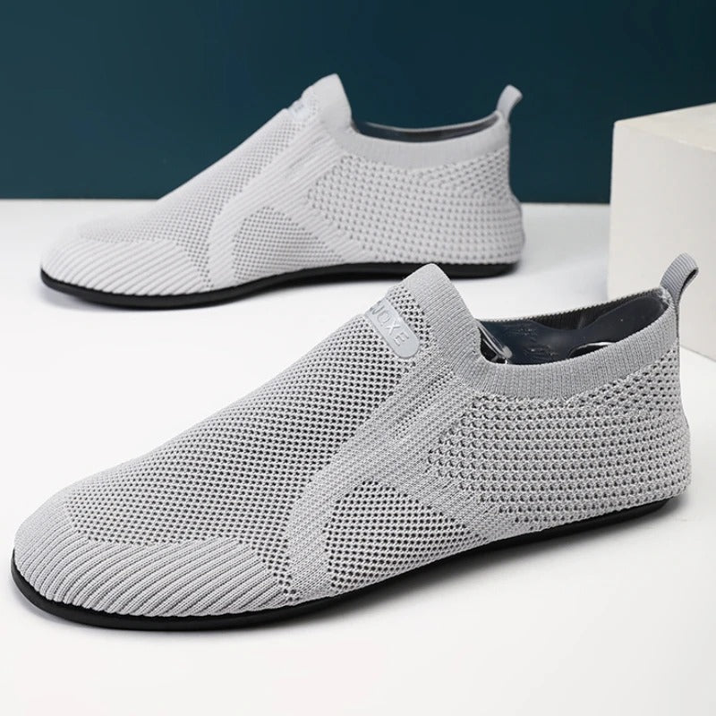 Mules tricotées à enfiler pour pieds nus
