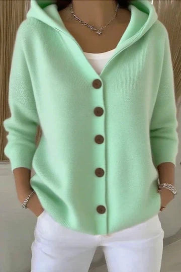 JULIETTE — Cardigan en Maille aux Tons Automnaux