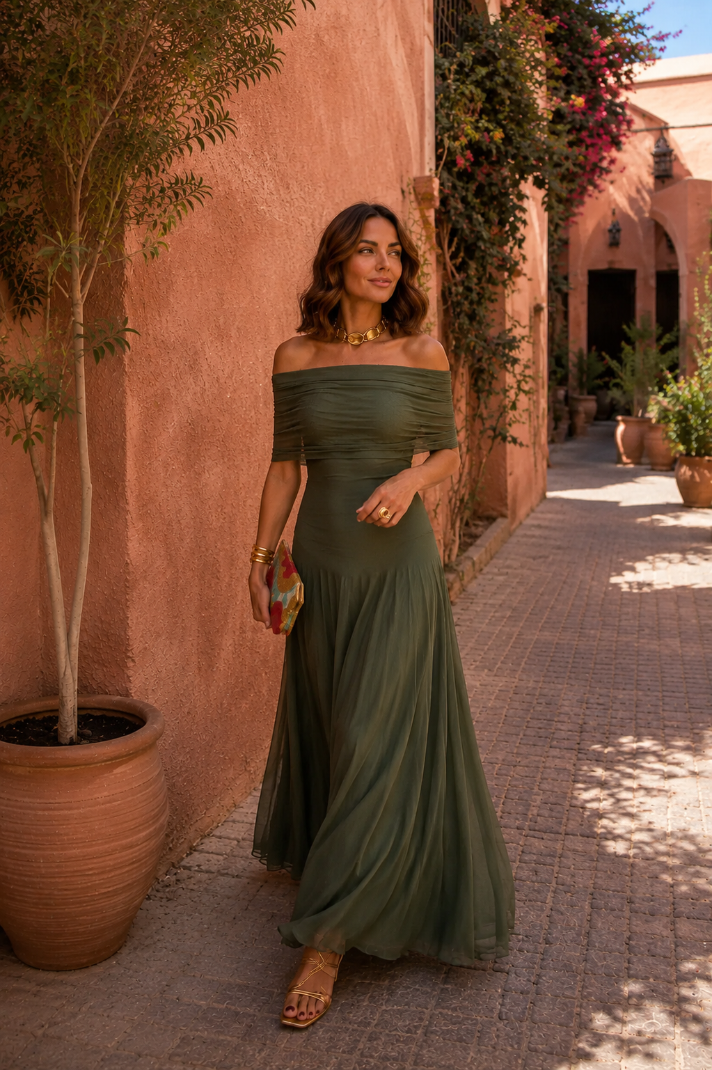 La Robe Toledo — Vert