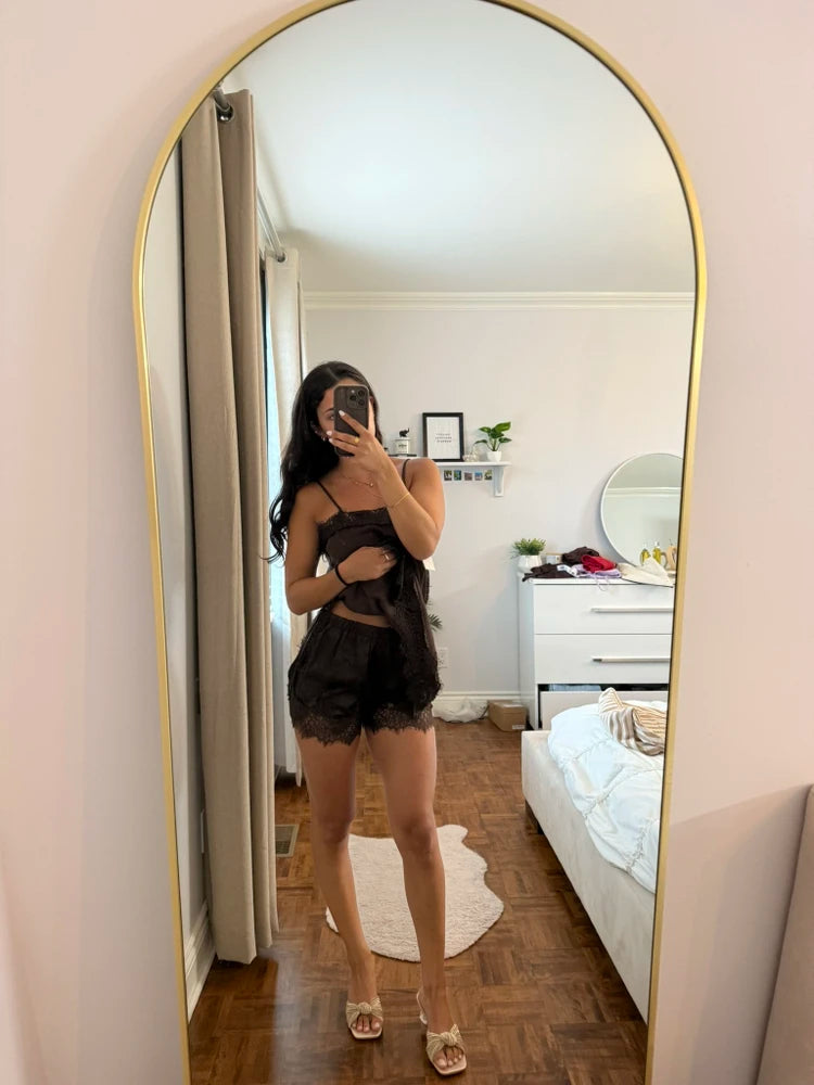 Short en satin Fiora