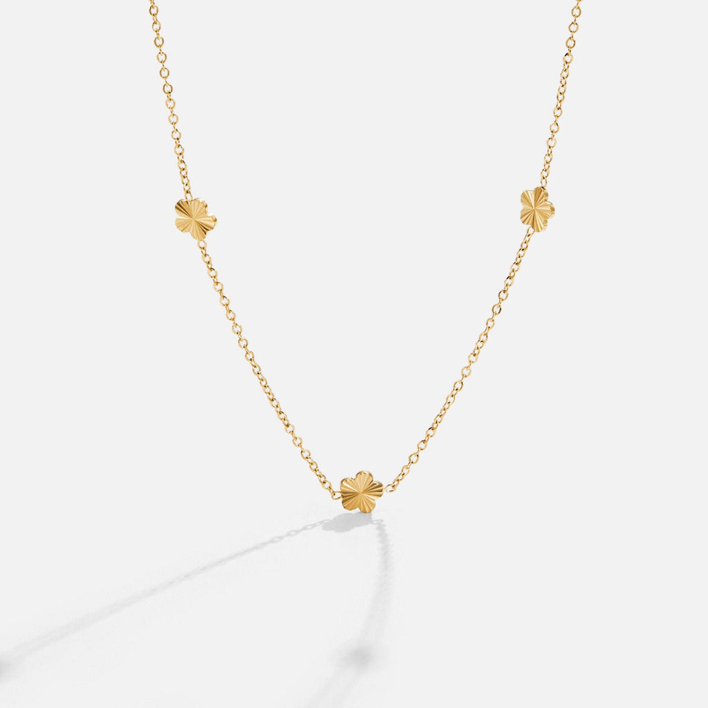 Collier Flower Power or 18K