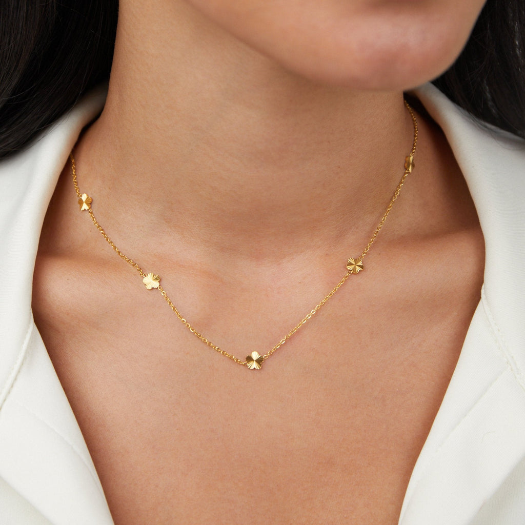 Collier Flower Power Or 18K