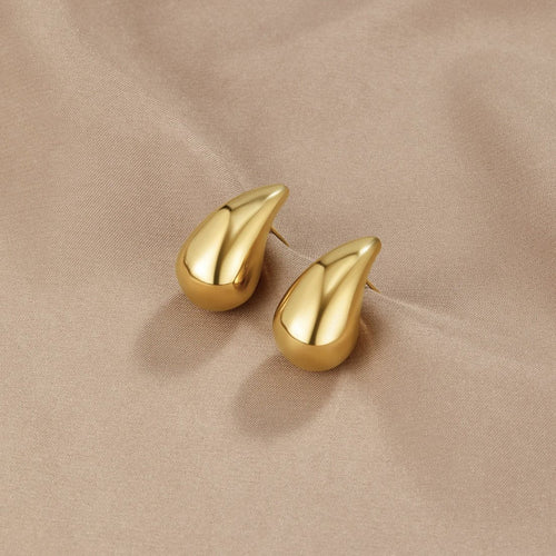 Boucles d'oreilles goutte Amara dorées