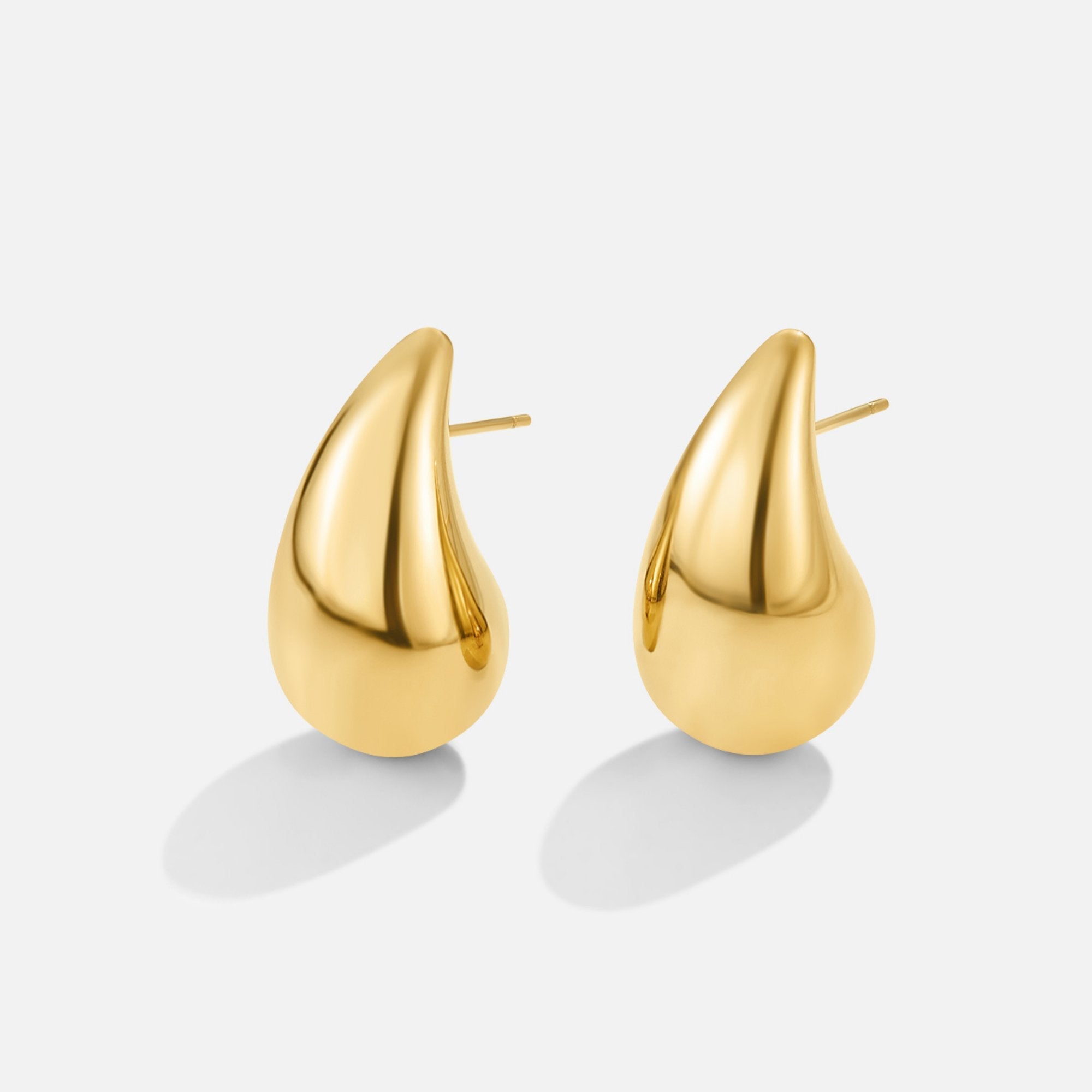 Boucles d'Oreilles Goutte Amara Dorées