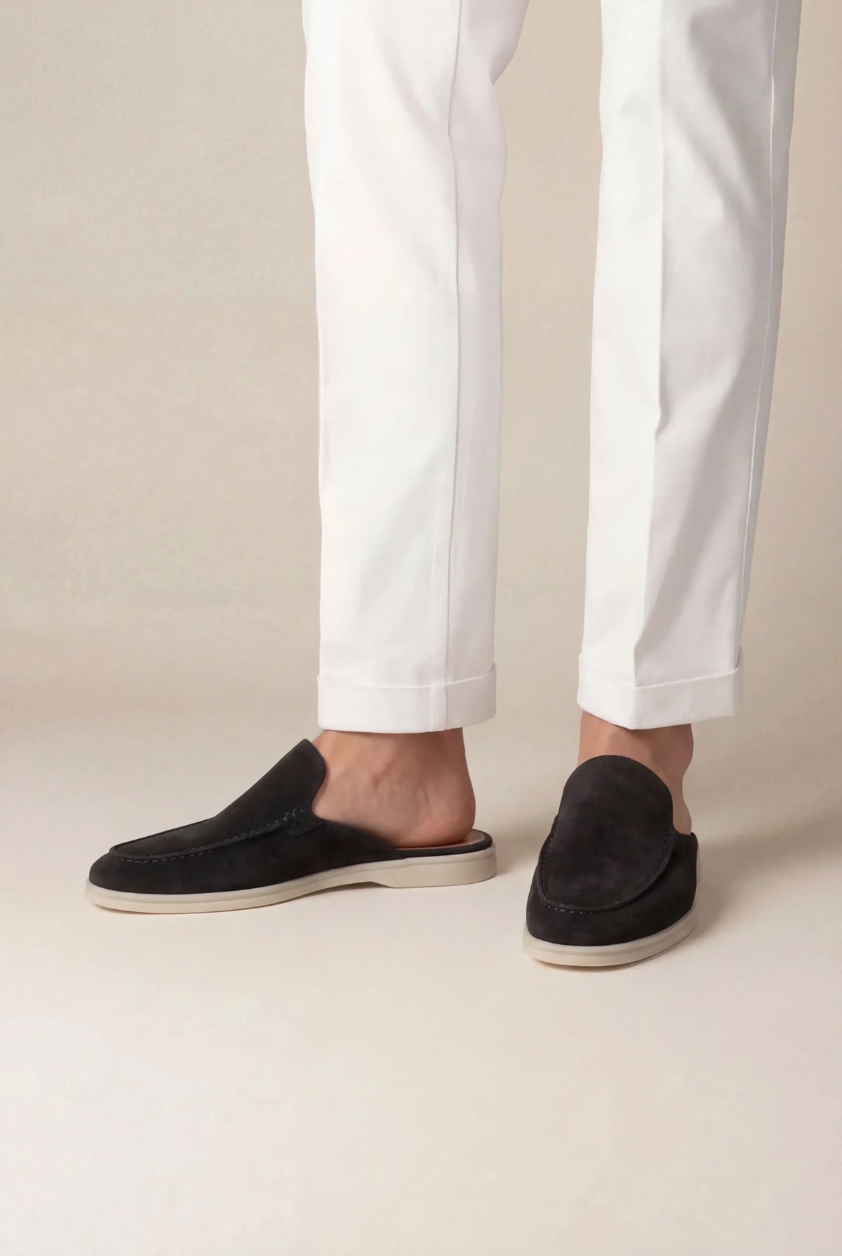 Mule Monaco noir — portée