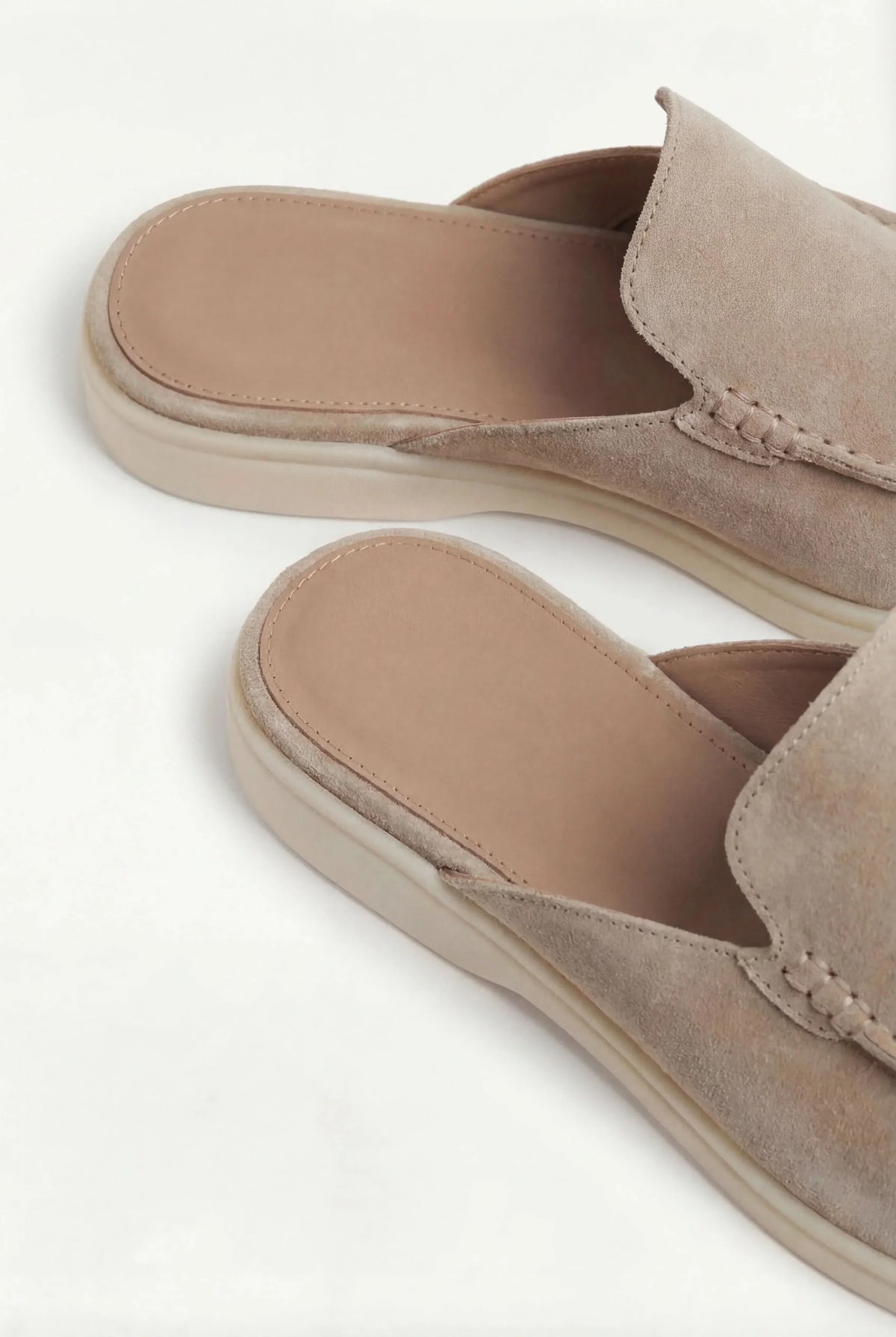 Mule Monaco beige — détail
