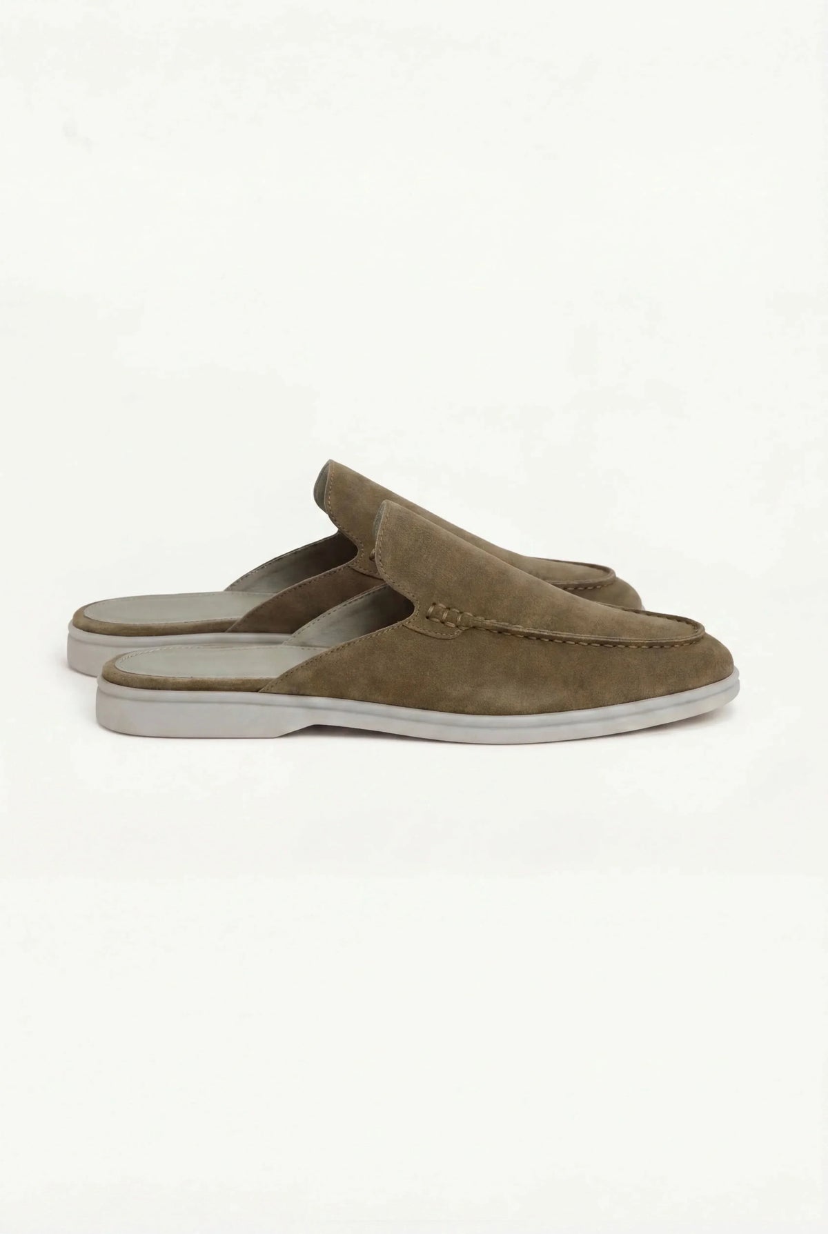 Mule Monaco olive — portée