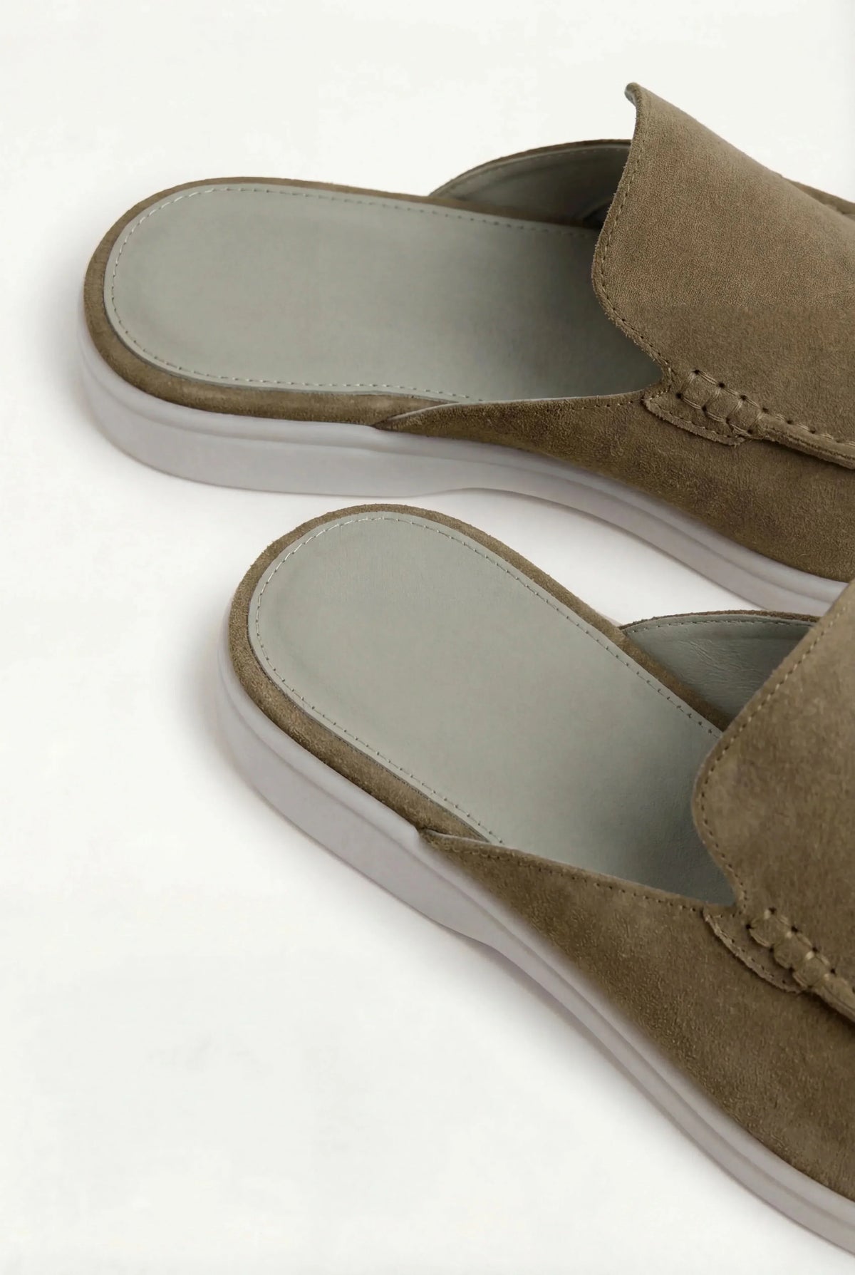 Mule Monaco olive — détail