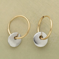 Boucles d'oreilles créoles élégantes artisanales
