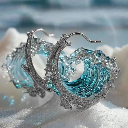 Le Serment de l'Océan · Boucles d'oreilles