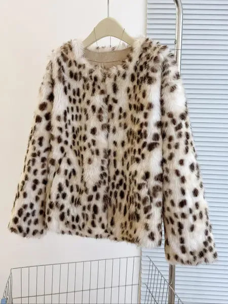 IRÈNE — Veste à Imprimé Léopard