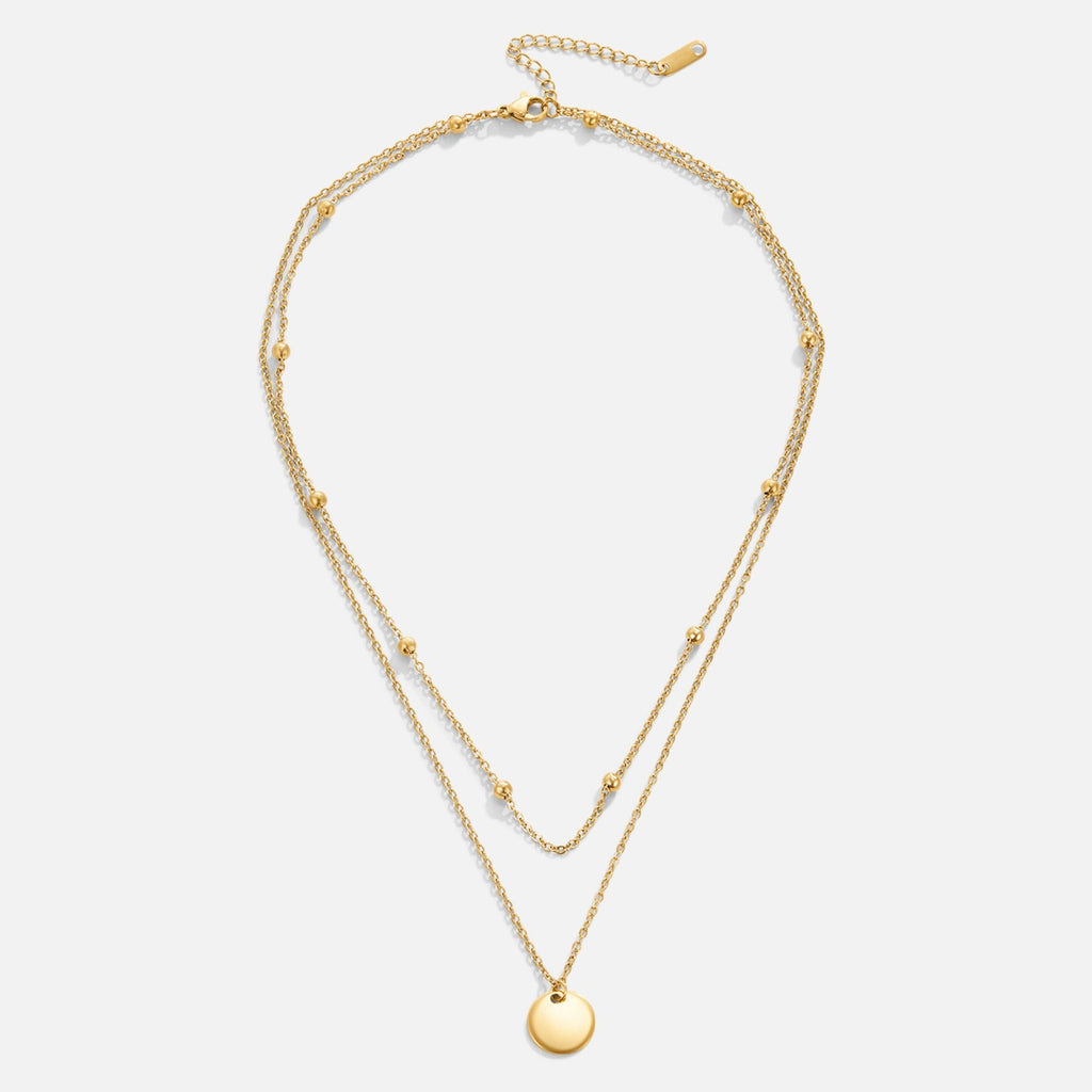 Collier Disques Multi-Rangs