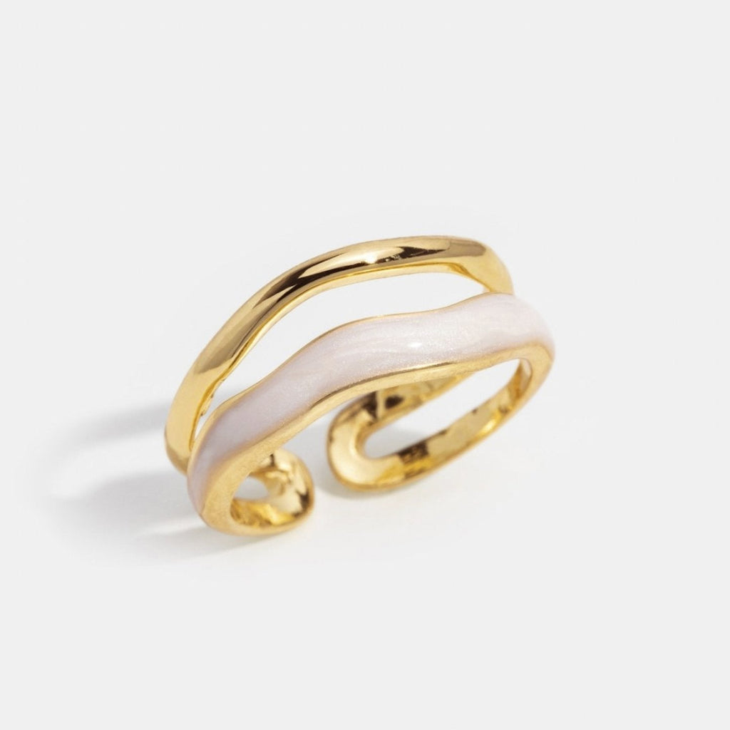 Bague Sahara Multi-Rangs Dorée