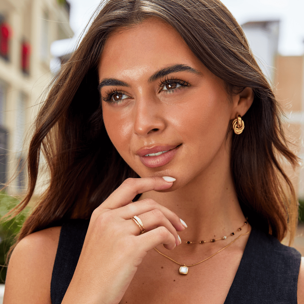 Bague Sahara Multi-Rangs Dorée