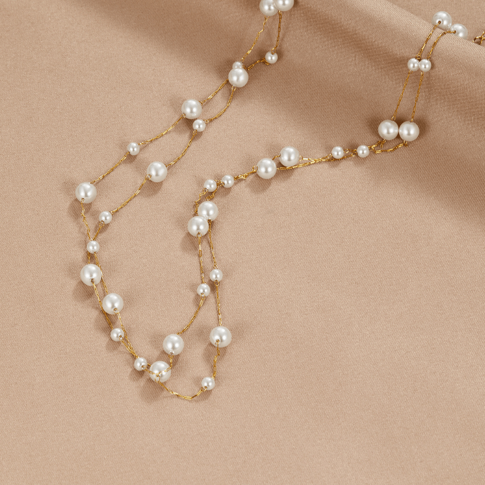 Collier Tori Perle Multi-Rangs