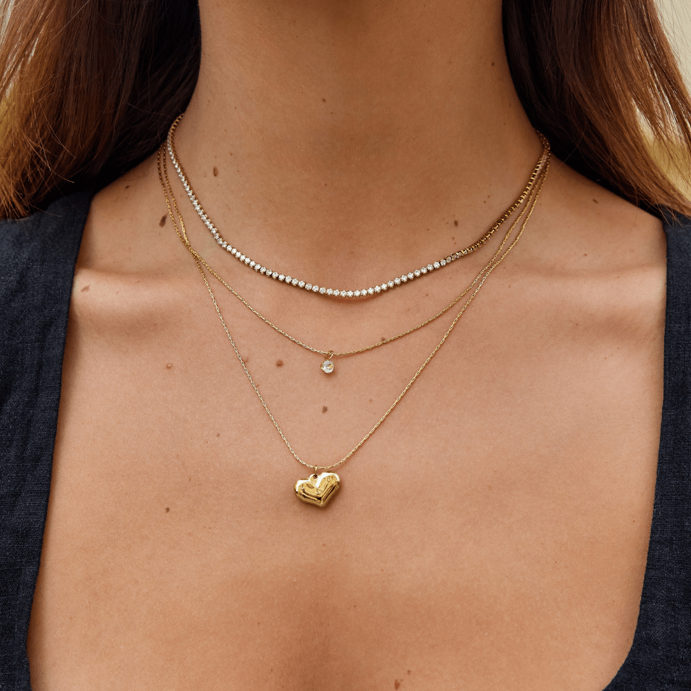 Collier Cordelia Cristal Doré