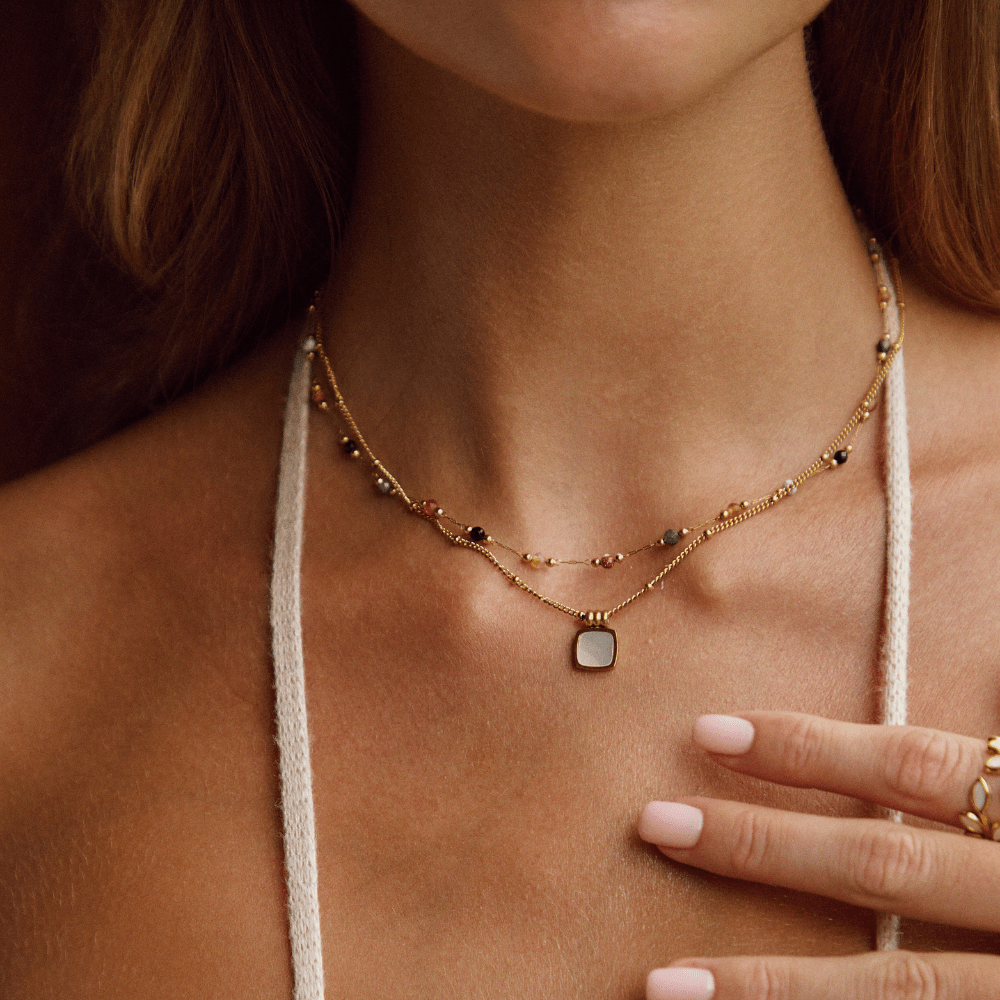 Collier Lulu Perles de Pierre