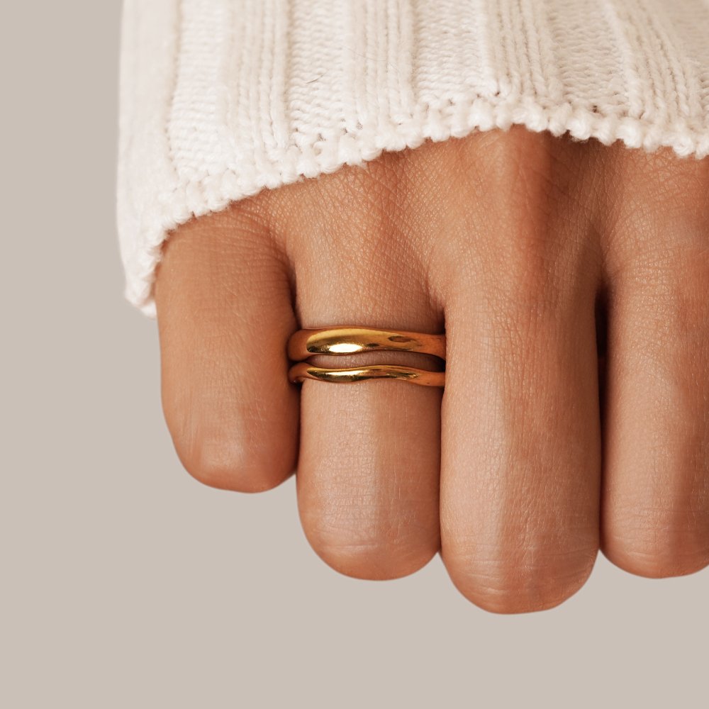 Ensemble de bagues Madison vagues