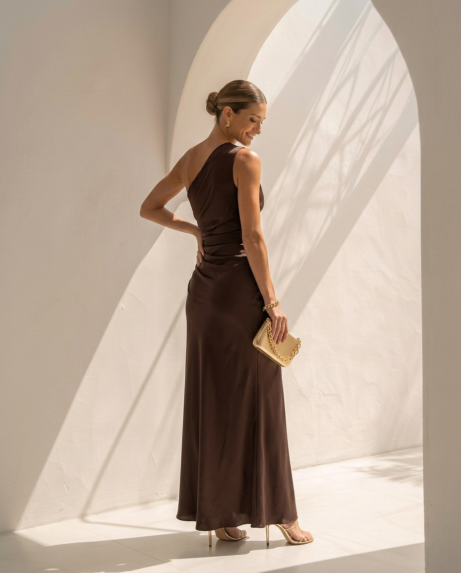 Élodie · Robe longue à silhouette raffinée