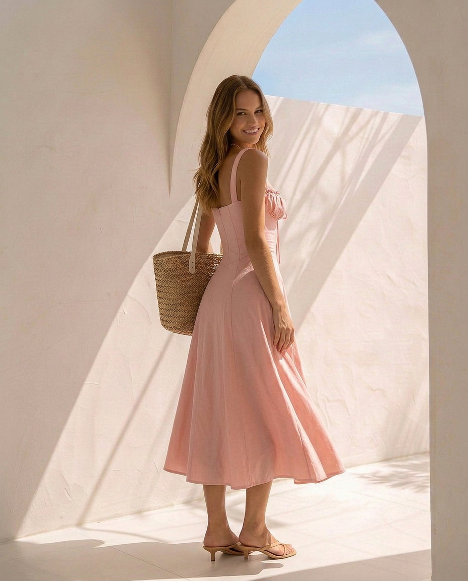 Arielle · Robe longue d'une élégance fluide