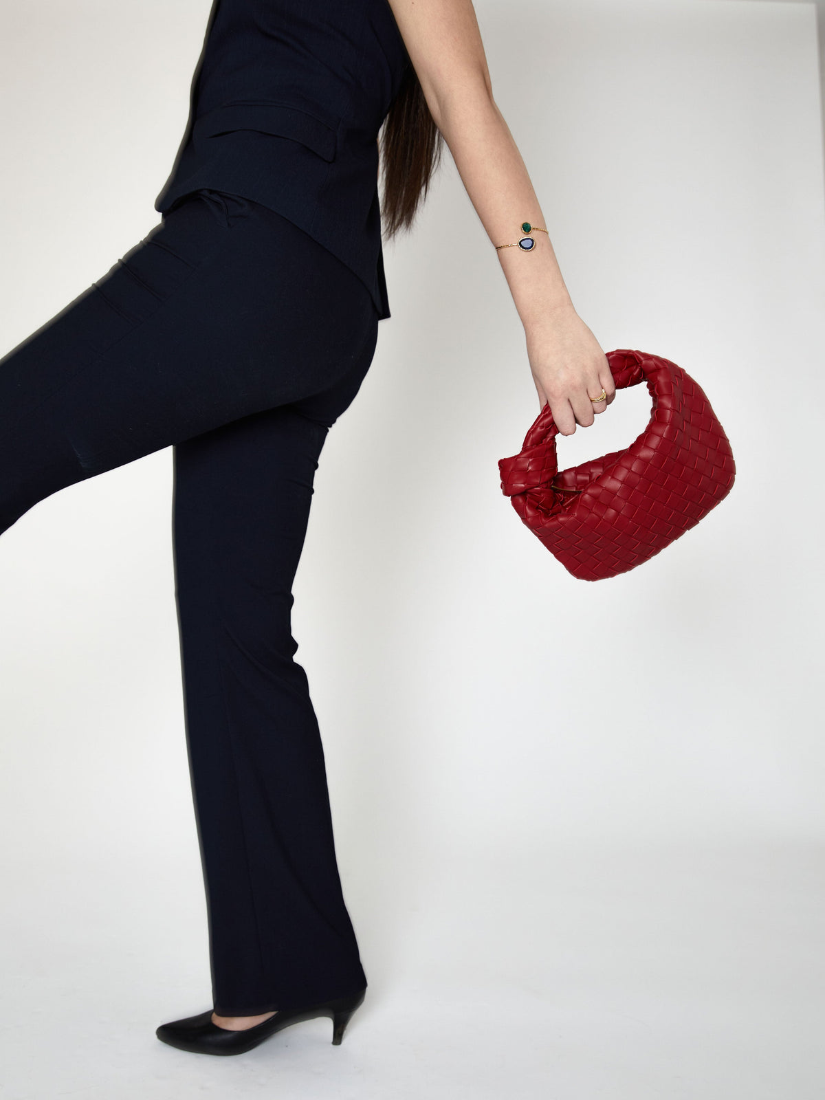 Le Mini Sac Silva — Rouge Cerise
