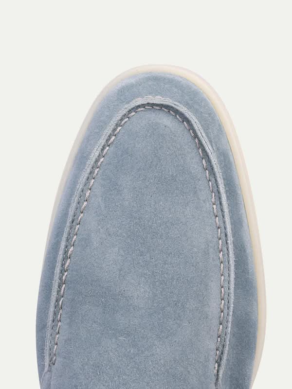 Mocassin bleu ciel — semelle