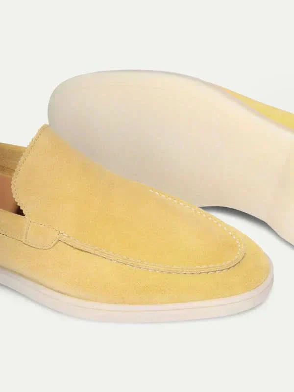 Mocassin jaune citron — semelle