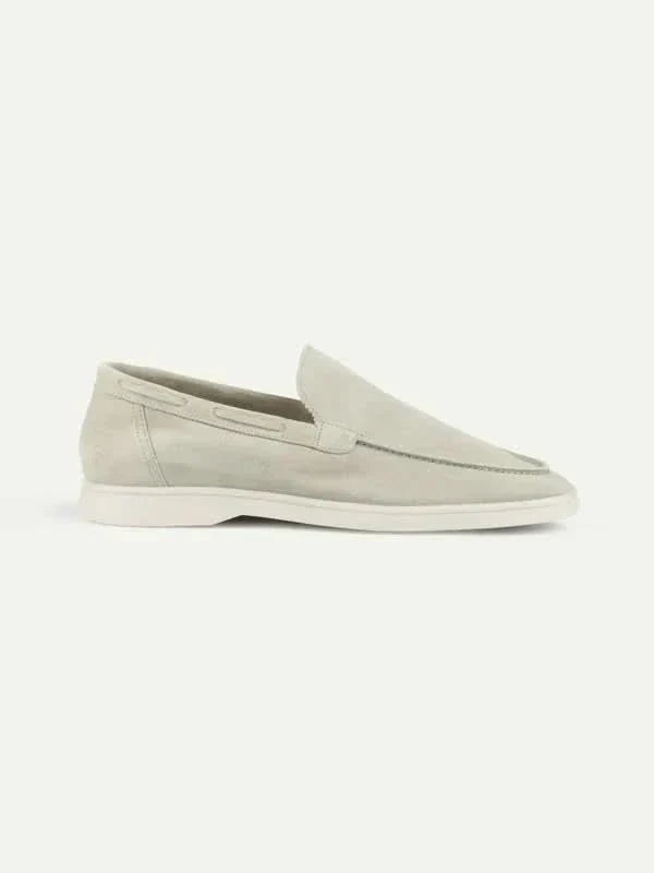 Mocassin Classique en suède crème — vue principale